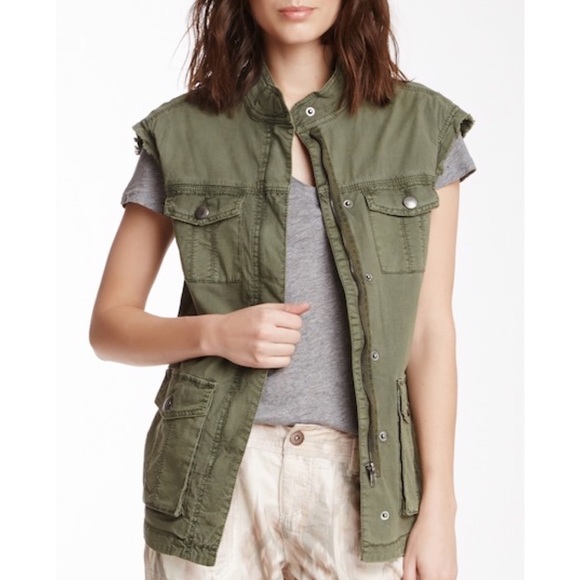 Anthropologie Jackets & Blazers - Anthro Marrakech Lina Distressed Military Vest
